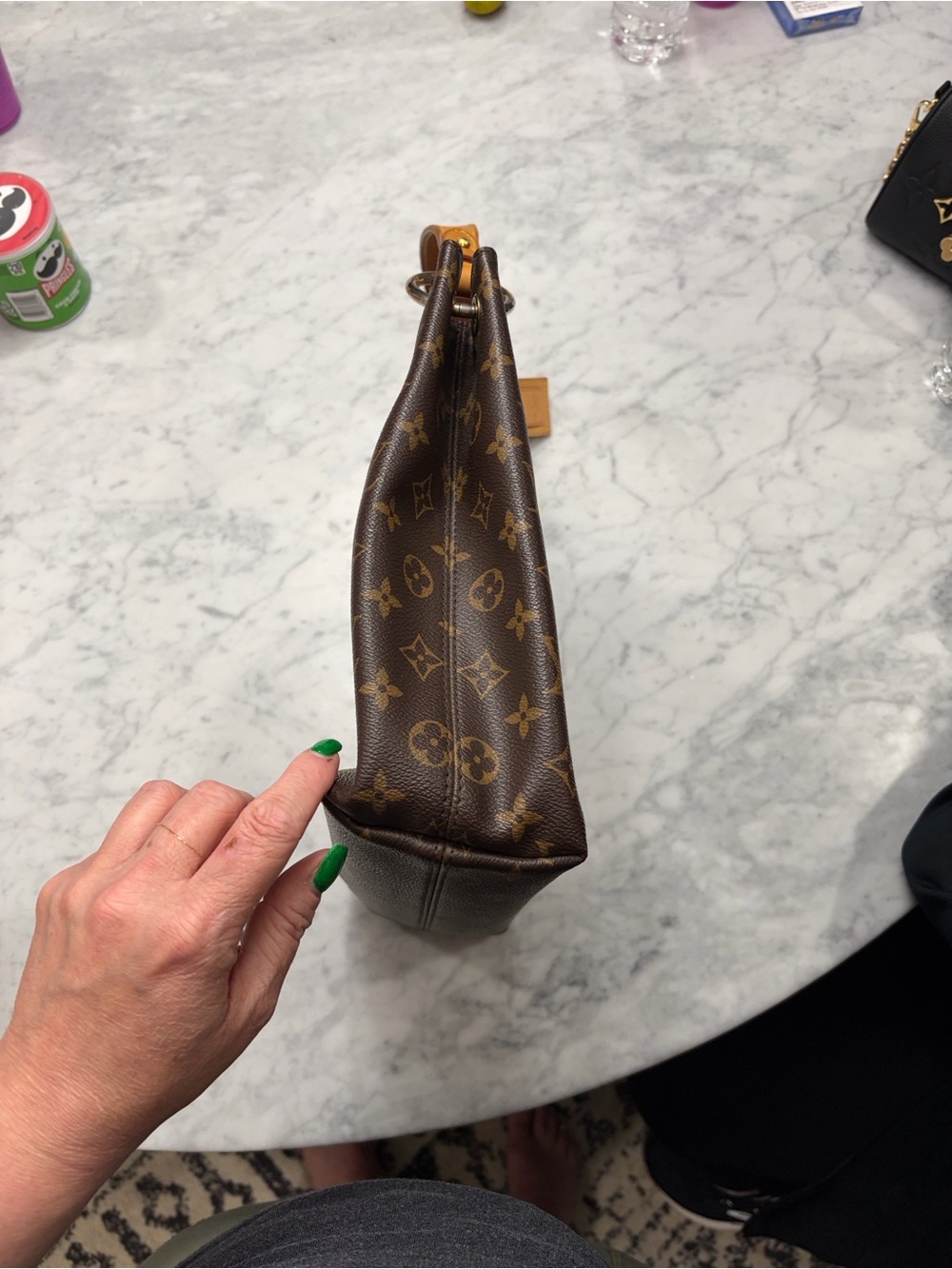 Louis Vuitton Brown Monogram Hobo Bag - Picture 4 of 8